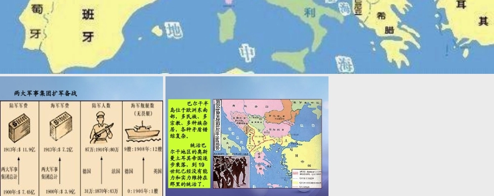 九年级历史上册 319 缔约结盟的狂潮图片素材 北师大版 素材