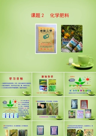 九年级化学下册 第11单元 课题2 化学肥料课件 (新版)新人教版 课件