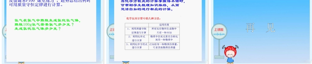 九年级化学上册 方程式的简单计算课件 人教新课标版 课件