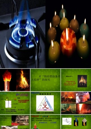 九年级化学上册 71 对 燃烧条件和灭火原理 的探究课件 (新版)新人教版 课件