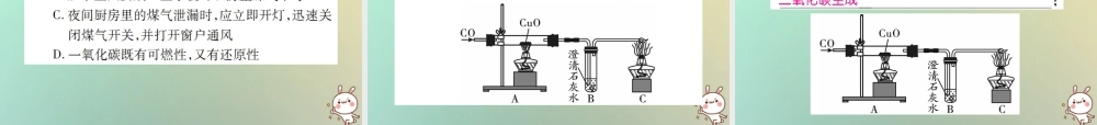 九年级化学上册 第六单元(碳和碳的氧化物)单元小结与复习课件 (新版)新人教版 课件