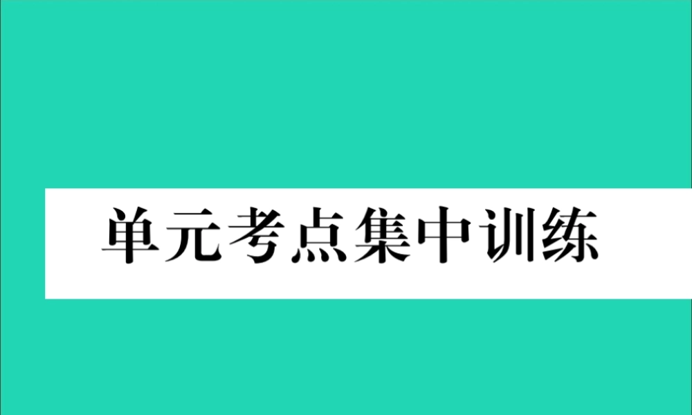 (毕节专版)秋八年级英语上册 Unit 10 If you gou to the party，you ll have a great time考点集中训练作业课件 (新版)人教新目标版 课件