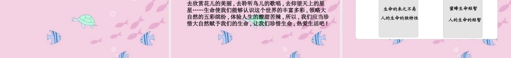 七年级政治上册 第一单元 正确认识自我 生命的乐章课件 陕教版 课件