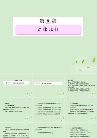 3 空间点、直线、平面之间的位置关系课件 新人教A版 课件