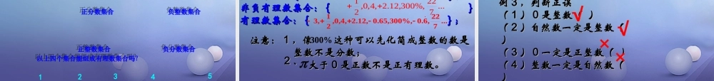 七年级数学上册 2.1 有理数 2.1.2 有理数教学课件2 (新版)华东师大版 课件