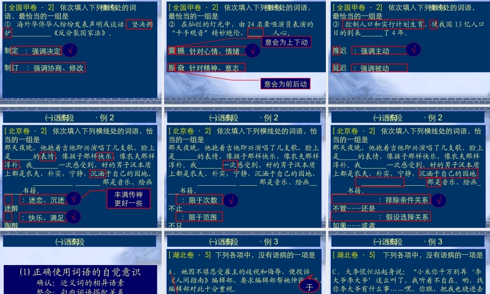 5能力因素 届高考语文复习课件包[整理] 届高考语文复习课件包[整理]