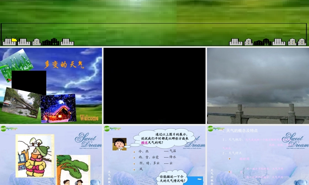 七年级地理上册(多变的天气)课件 人教新课标版 课件