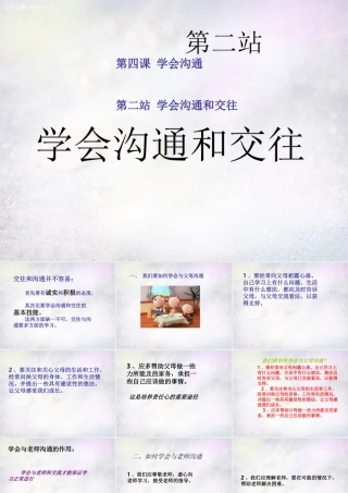 七年级政治下册 4.1 学会沟通和交往课件 北师大版 课件