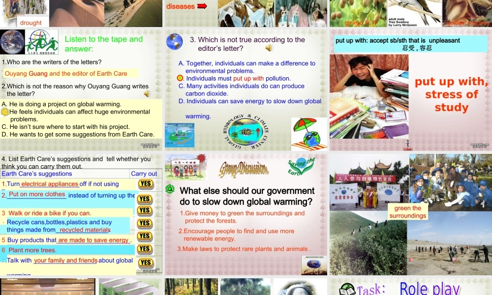 unit4 using language 广东地区高二英语选修六 Unit4课件(含ppt,视频文件)新课标 广东地区高二英语选修六 Unit4课件(含ppt,视频文件)新课标