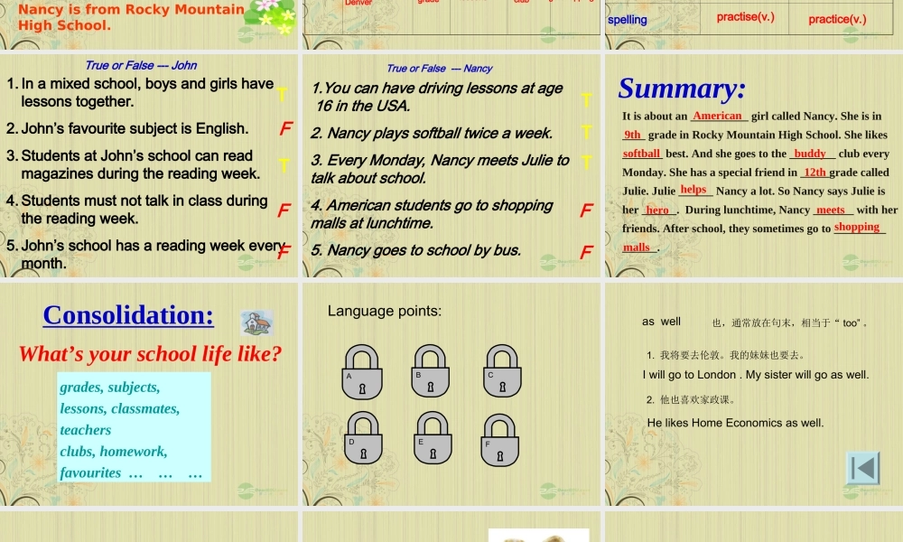 八年级英语上册 Unit 2(School Life)Reading(1)课件 牛津译林版 课件
