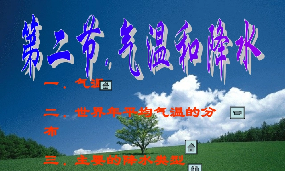 七年级地理上册 第三章第二节 气温和降水课件 中图版 课件