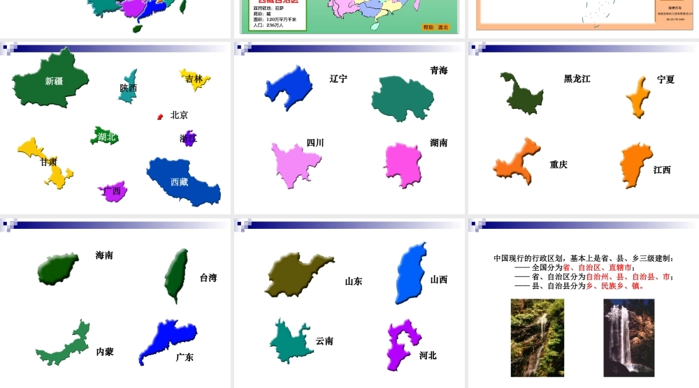 七年级地理中国的行政区划课件