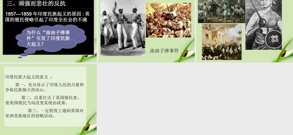 九年级历史上册 第9课(古老印度的抗争)课件1 北师大版 课件