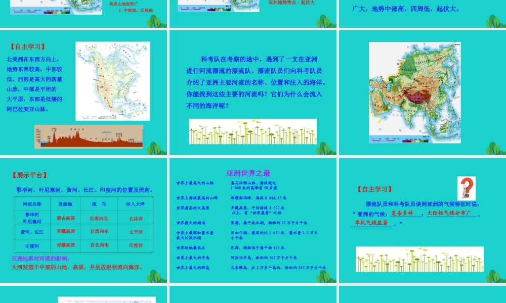 七年级地理下册 第六章 第二节 自然环境课件(新版)新人教版 课件