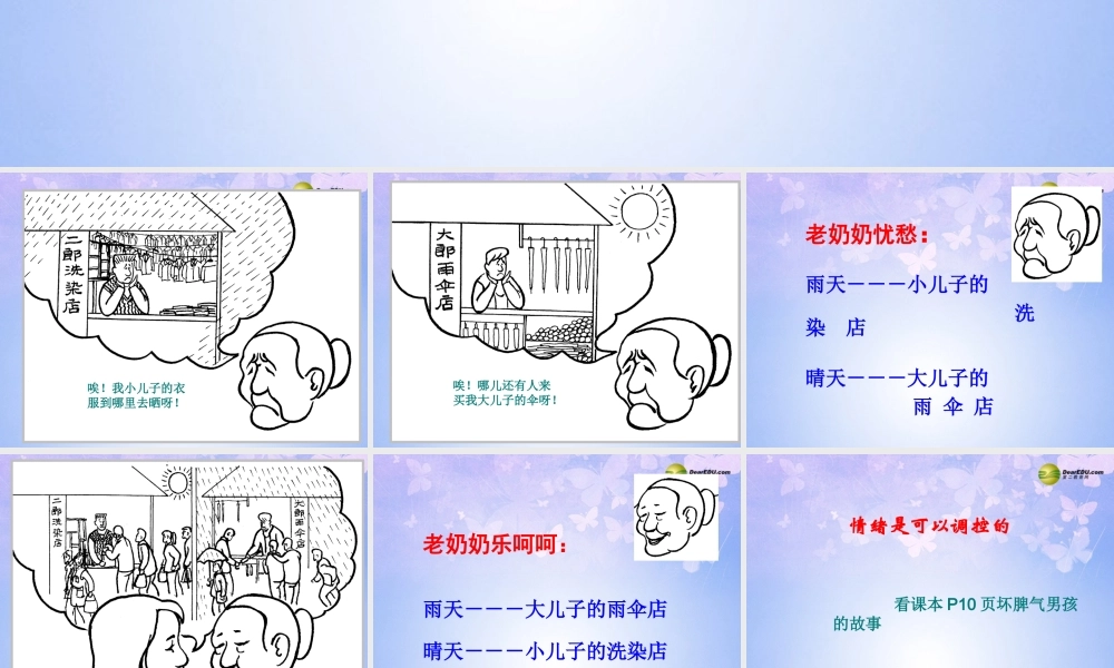 七年级政治下册 调节和控制好自己的情绪课件 鲁教版 课件