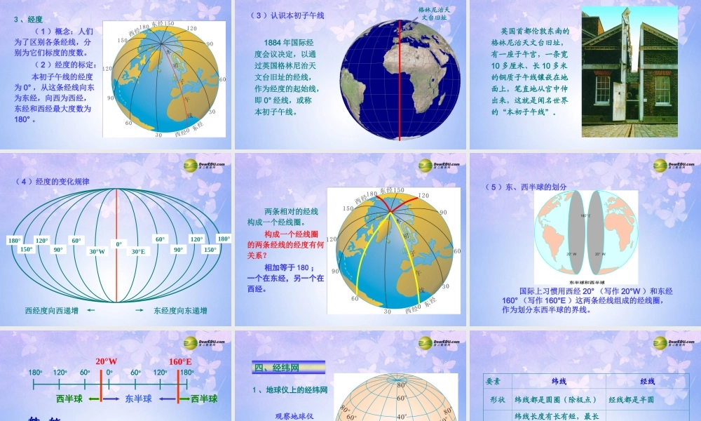 七年级地理上册 第二章 第一节 认识地球课件 湘教版 课件