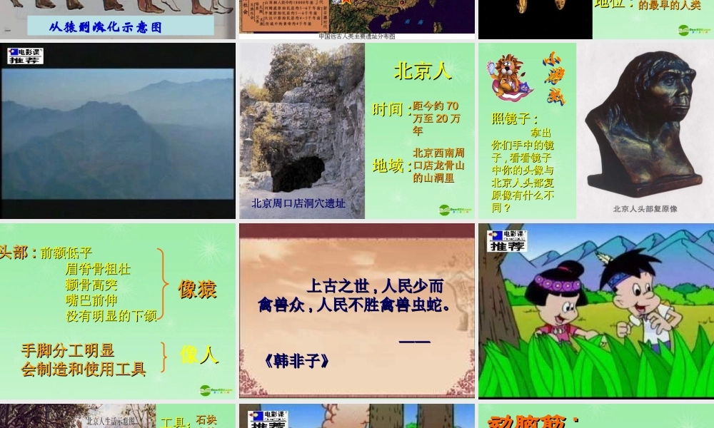 七年级历史 祖国境内的远古居民2课件 新人教版 课件