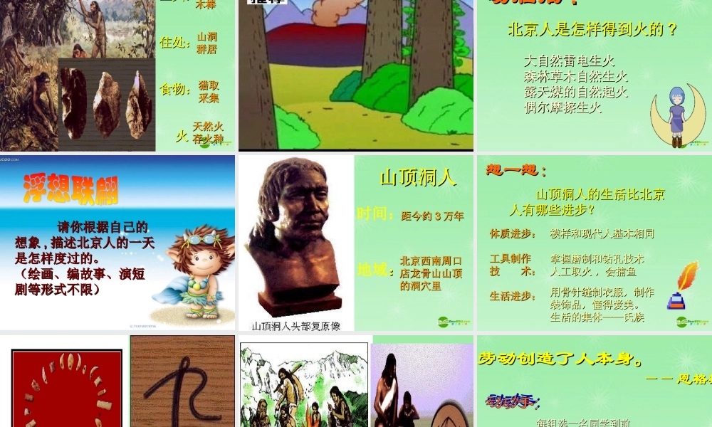 七年级历史 祖国境内的远古居民2课件 新人教版 课件