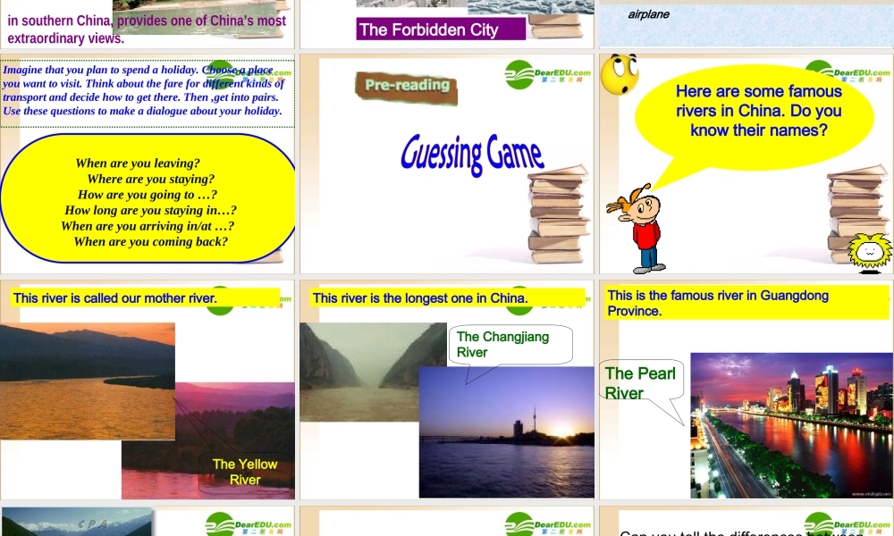 Travel Journal1 高一英语unit 3(Travel Journal)课件(2套)新人教版必修1