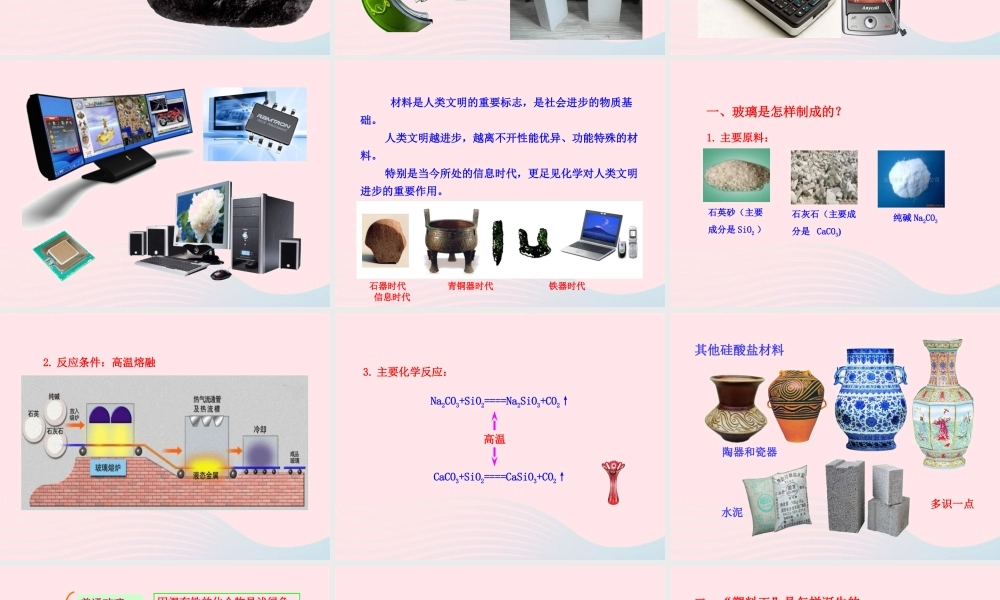 九年级化学全册 第五单元 化学与社会发展 第二节 化学与材料研制课件 鲁教版五四制 课件