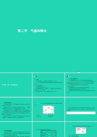 七年级地理上册 4.2 气温和降水(第1课时)课件 (新版)湘教版 课件