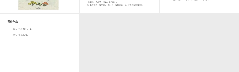 七年级数学上2.2整式的加减课件6人教版 课件