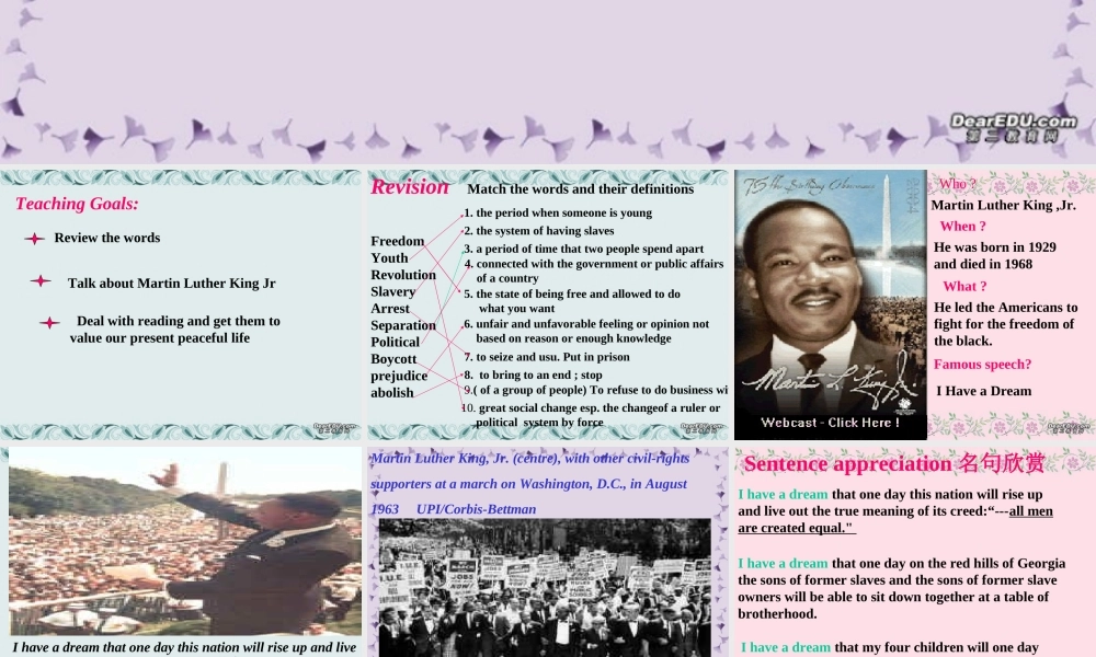 unit14Freedom Fighters 高二英语Unit14Freedom Fighters课件[整理三课时] 高二英语Unit14Freedom Fighters课件[整理三课时]