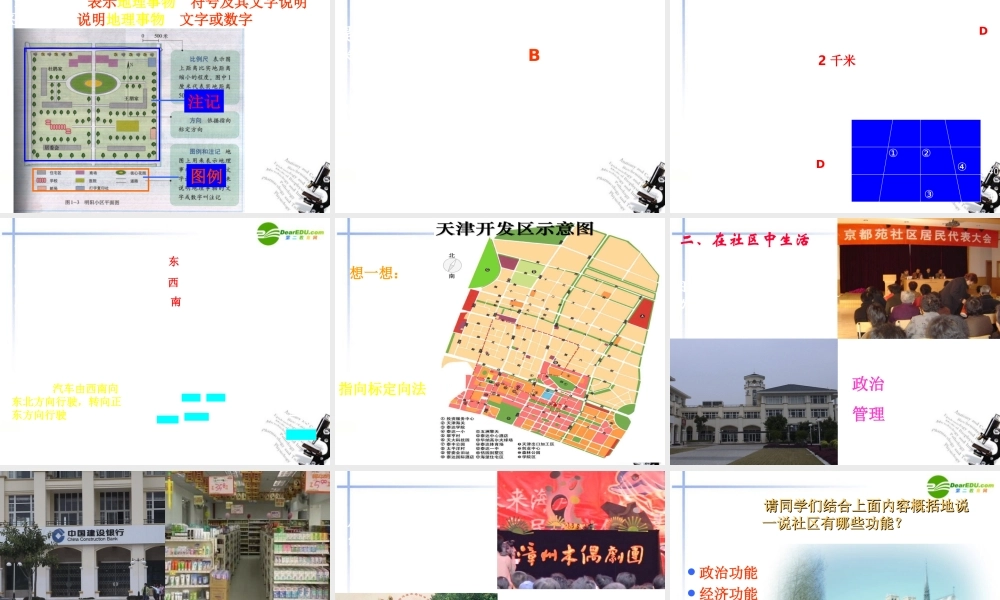 七年级历史上册(历史与社会)第一单元之(我的家在哪里)课件 人教实验版 课件
