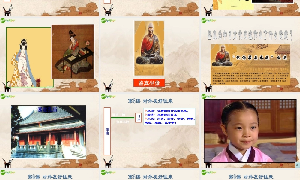 七年级历史上册 对外友好往来课件 人教新课标版 课件