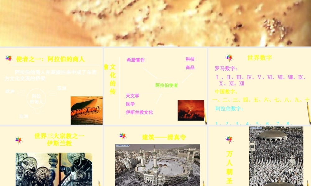 九年级历史上册 37(东西方文化交流的使者)课件 人教新课标版 课件