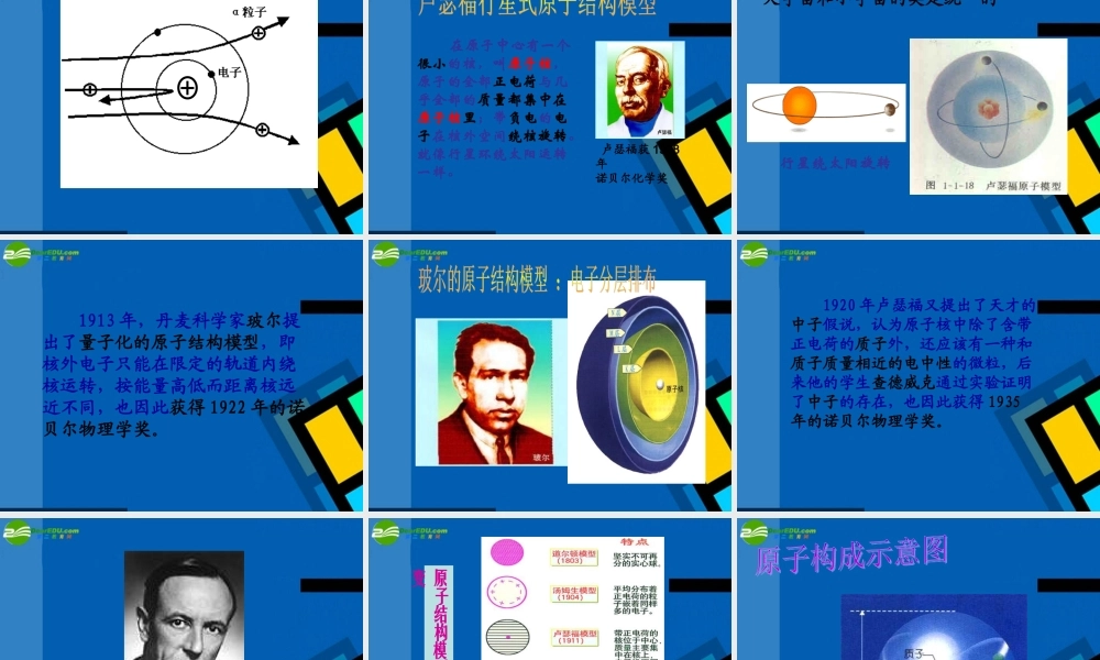 九年级化学上册 41原子的构成课件6 人教新课标版 课件