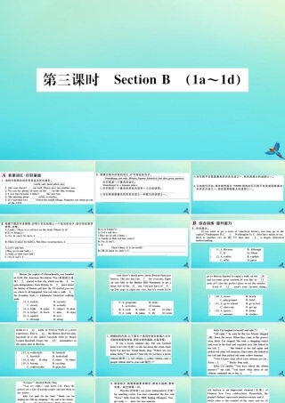 (河南专版)九年级英语全册 Unit 8 It must belong to Carla(第3课时)习题课件 (新版)人教新目标版 课件