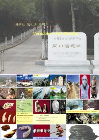 Module 6 The World s Cultural Heritage-reading and vocabularyppt 新课标外研英语选修七全部课件二