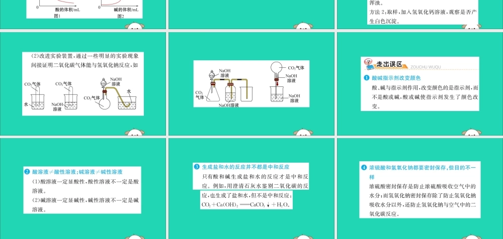 九年级化学下册 期末抢分必胜课 第十单元 酸和碱课件 (新版)新人教版 课件