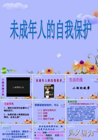 七年级政治下册 第十六课(撑起法律保护伞一)课件 鲁教版 课件