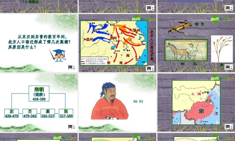 七年级历史上册 第23课 江南地区的开发课件 岳麓版 课件