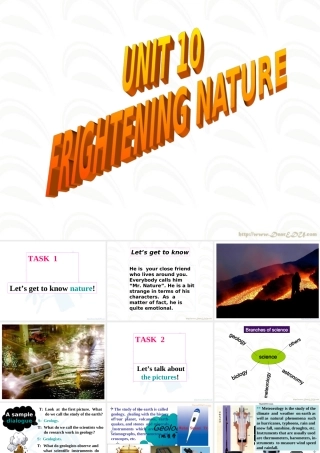 Unit10 Frightening nature 人教版 课件
