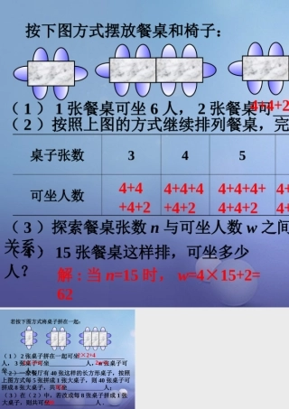 七年级数学上册 3.2 代数式的值导入素材 (新版)华东师大版 素材