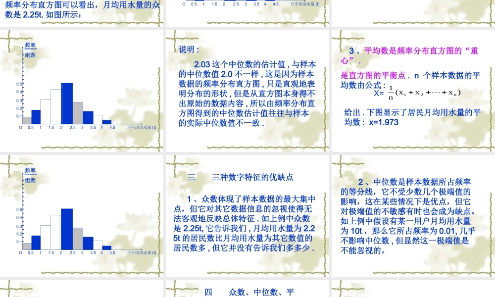 222-1众数、中位数、平均数1 13周课件