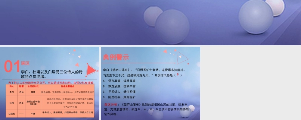 (秋季版)七年级历史下册 第一单元 第3课(盛唐气象)误区预警素材 新人教版 素材