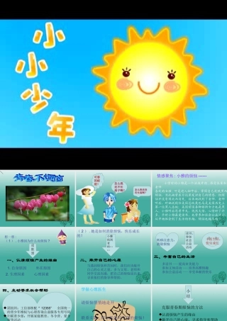 (秋季版)七年级政治上册 2.4.1 青春不烦恼课件 鲁人版六三制(道德与法治) 课件