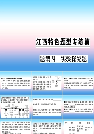 九年级化学下册 特色题型专练篇 题型四 实验探究题习题课件 (新版)新人教版 课件