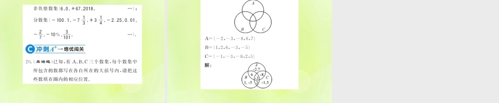 七年级数学上册 第2章 有理数 2.1 有理数 第2课时 有理数习题课件 (新版)华东师大版 课件