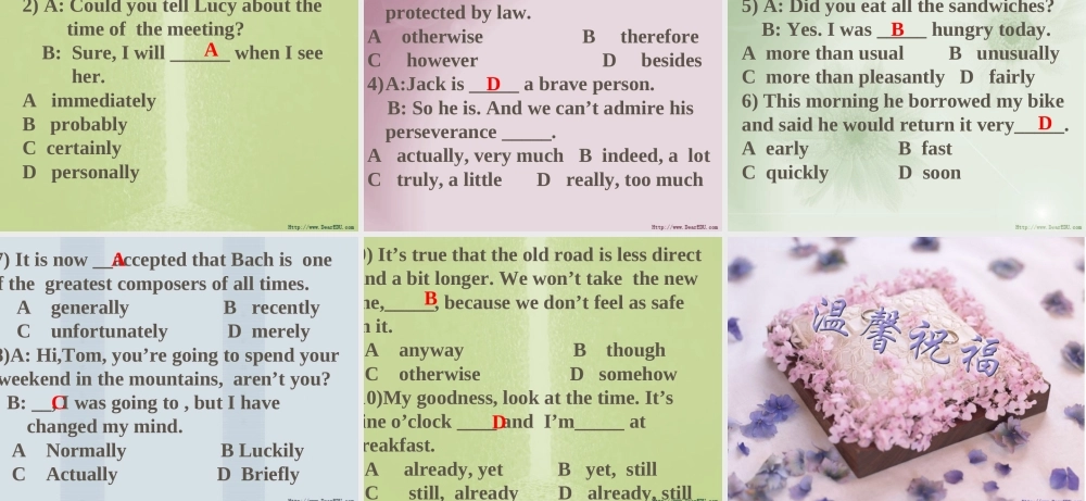unit7 grammar 人教版 课件