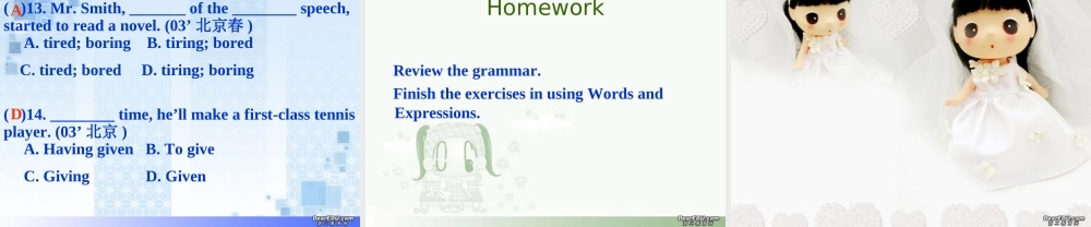 Unit4 Grammar 课件