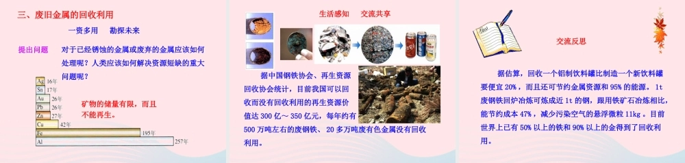 九年级化学下册 第九单元 第三节 钢铁的锈蚀与防护课件 鲁教版 课件