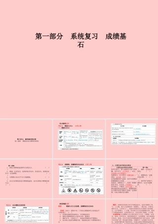 (滨州专版)中考化学总复习 第一部分 系统复习 成绩基石 第六单元 碳和碳的氧化物 第1课时 燃烧及化石燃料的利用课件 鲁教版 课件