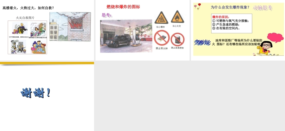 九年级化学 第七单元 课题1 燃烧与灭火课件 人教新课标版 课件
