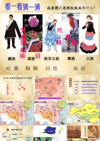 七年级历史下册 第4课 唐朝的民族政策与科举制度课件 中华书局版 课件