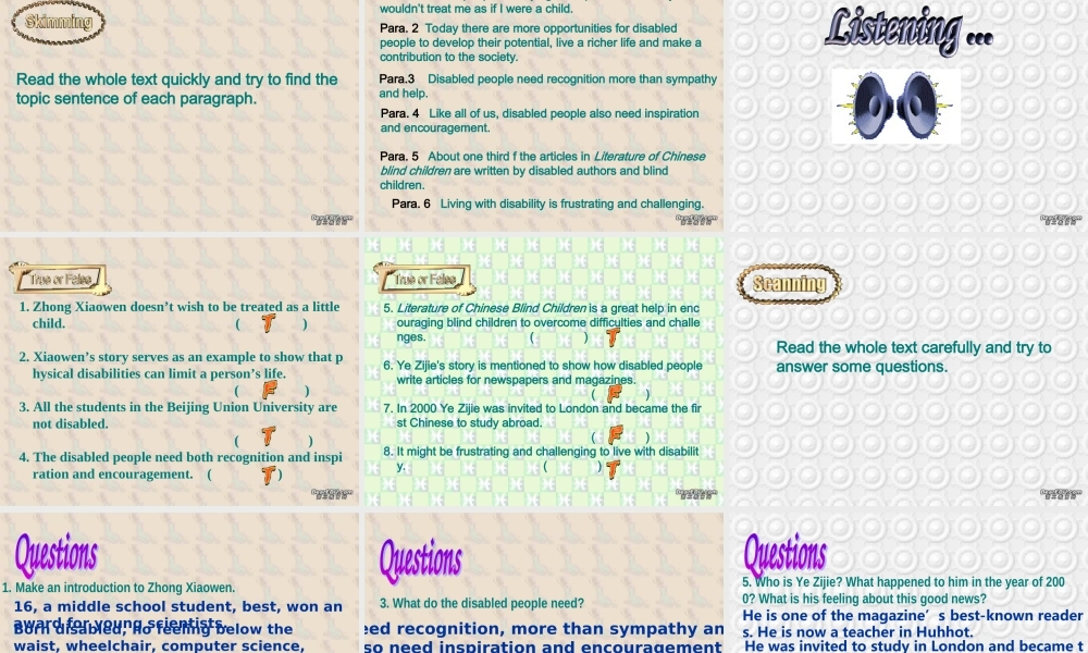 unit 17reading 江苏地区高二英语 第17单元全套ppt课件 人教版 江苏地区高二英语 第17单元全套ppt课件 人教版